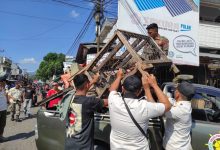Satpol-PP Kotamobagu Kembali Tertibkan Pedagang di Pasar 23 Maret