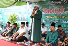 Wakil Bupati Asahan Ikuti Tabliqh Akbar Al-Jami’yatul Washliyah di Kecamatan Air Joman.