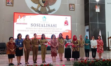 Bunda Literasi Kotamobagu Hadiri Sosialisasi Minat dan Budaya Baca di se Sulut