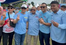 Ribuan Relawan BOGANI Kotamobagu Padati Senam Gemoy Prabowo-Gibran di Lapangan Molinow