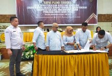 KPU Kabupaten Bolsel Umumkan Hasil Perolehan Kursi Partai Politik dan Anggota DPRD Terpilih Hasil Pemilu 2024