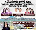 KPU Tomohon Umumkan Jadwal Debat Publik Pertama Calon Walikota dan Wakil Walikota, Ayo Ramaikan