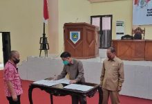 DPRD dan Pemkab Bolmong Sepakati Perda Perubahan RPJMD Tahun 2017-2022