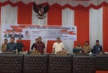 Ketua DPRD Meiddy Makalalag Pimpin Paripurna Tahap II Pertanggungjawaban Pelaksanaan APBD T.A 2021