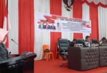 Ketua DPRD Meiddy Makalalag Pimpin Paripurna Tahap II Pertanggungjawaban Pelaksanaan APBD T.A 20211