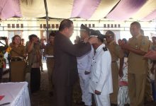 Pelantikan Sangadi Kosio Timur dan Sangadi Kinomaligan oleh Penjabat Bupati Bolmong