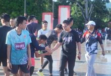 Bupati Sirajuddin Lasena ikut serta dalam Fun Run dan Fun Walk KPU BOLMUT 2024