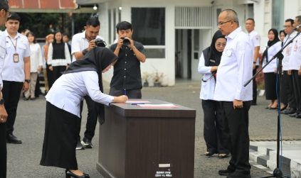 Wali Kota Asripan Nani Pimpin Penandatanganan Perjanjian Kinerja Pimpinan OPD