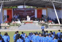 Wali Kota Asripan Nani Pimpin Upacara Peringatan Hari Otda