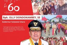 Ucapan HUT Gubernur Sulut ke 60 dari Pemkab Bolmong