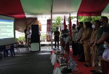 Vaksinasi covid-19 di Kotamobagu yang dipantau oleh Presiden Jokowi secara virtual