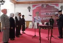 Wali Kota Asripan Nani Lantik 5 Pejabat Eselon II di Kotamobagu