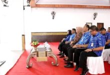 Walikota Tatong Bara Hadiri Entry Meeting Bersama BPK