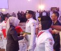 Wali Kota Tatong Bara Kukuhkan Puluhan Anggota Paskibraka Kotamobagu Tahun 2022
