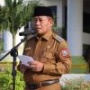 Wali Kota Tanjungbalai H Waris Tholib Pimpin Apel Pagi di Lapangan Kantor Wali Kota