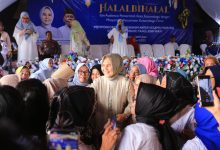 Hadiri Halal bi Halal di Kotamobagu Timur, Wali Kota Tatong Bara Ajak Warga Jaga Kebersamaan