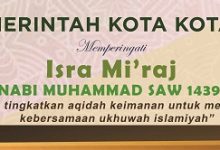banner Isra Mi’raj Pemkot KK