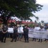 Protes Hasil Pilsang, Massa Pendukung Salah Satu Calon Insil Baru Gelar Aksi
